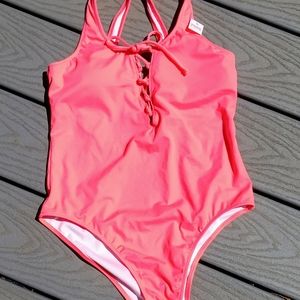 NWT PINK Victoria's Secret one-piece bathing suit